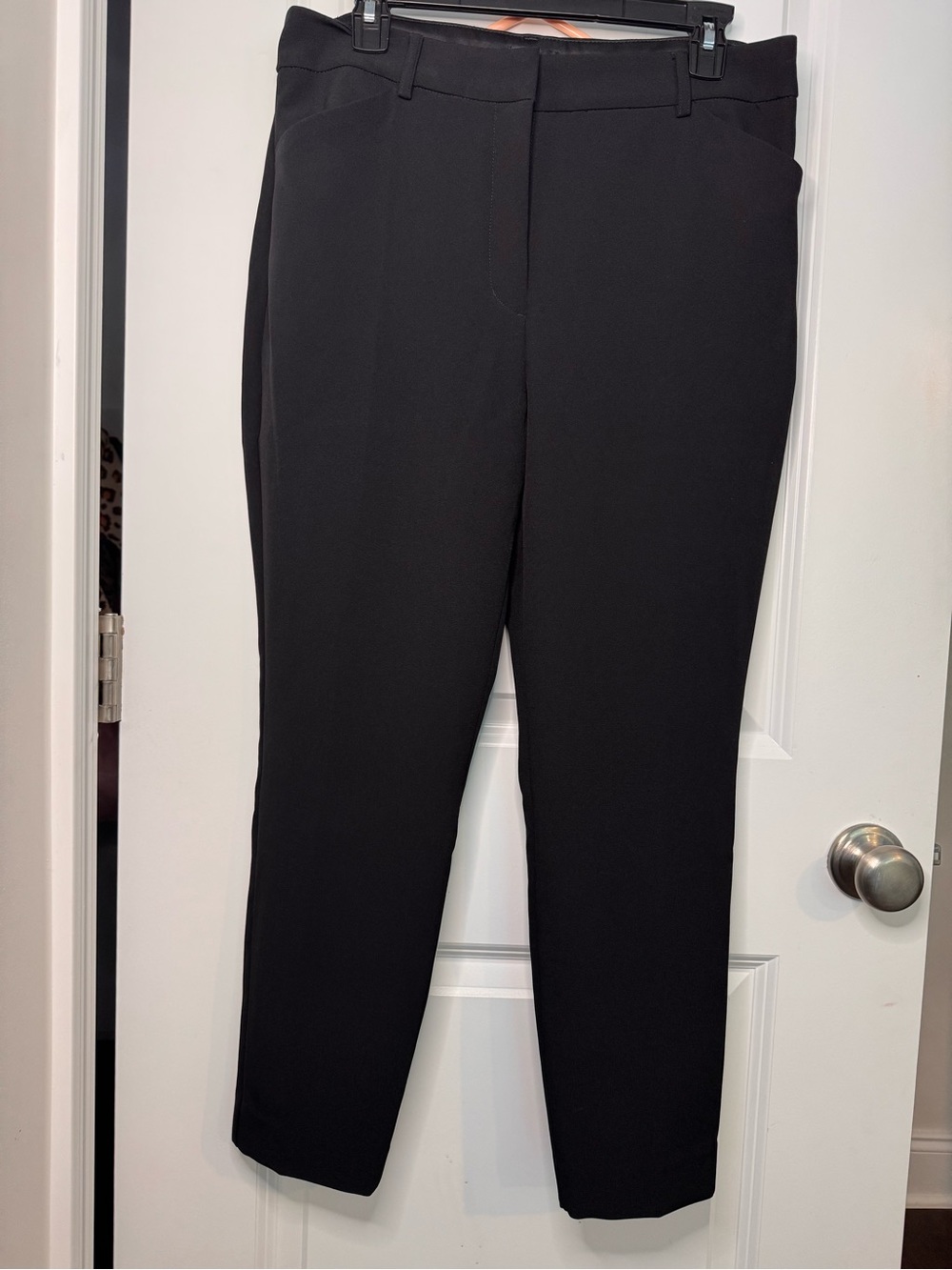 Express Men's Black Dress Pants - Sleek Straight Leg